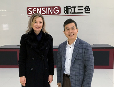 Elizabeth Gasiorowski-Denis & Prof. Tongsheng Mou
