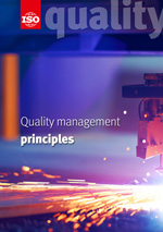 Página de portada: Quality management principles